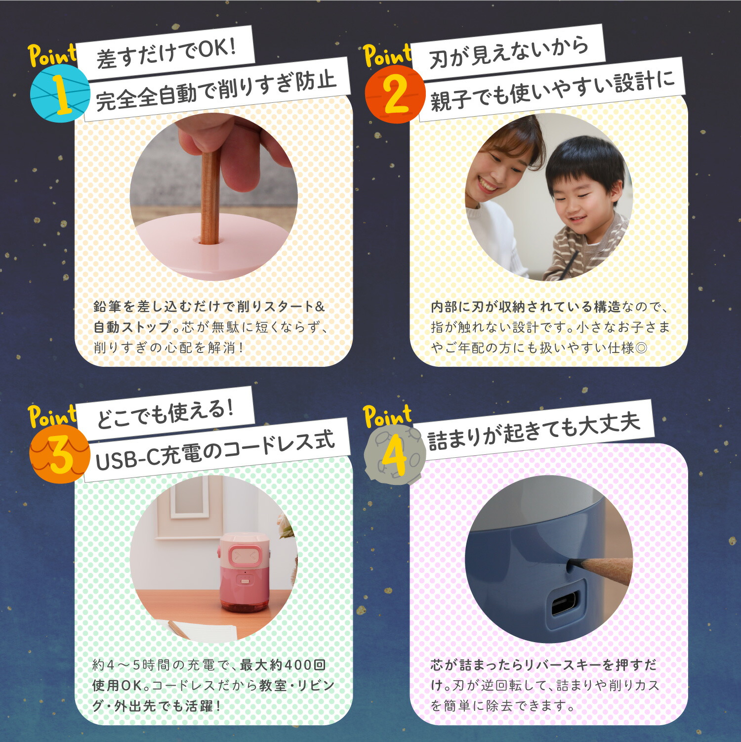 電動鉛筆削り